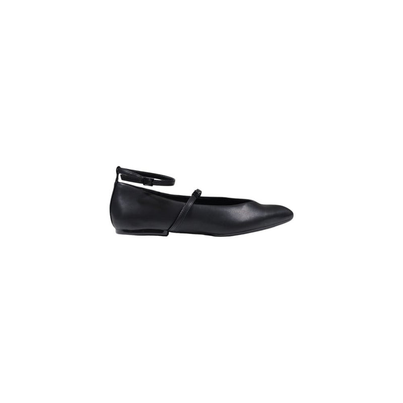 Plate-forme en polyester noir Armani Exchange