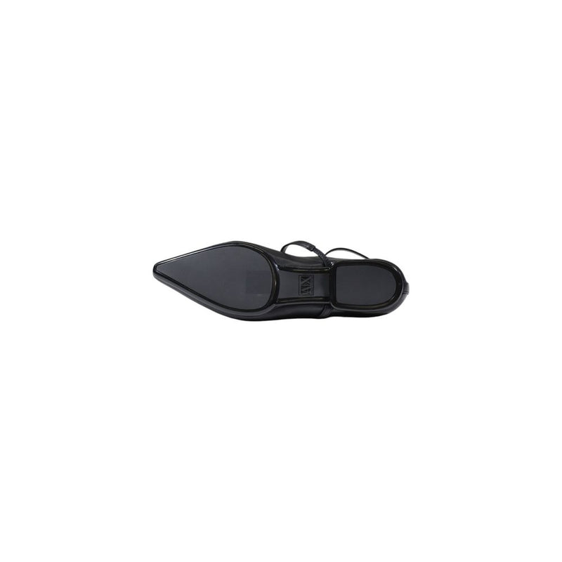 Plate-forme en polyester noir Armani Exchange