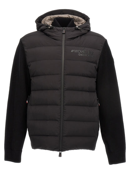 Moncler Grenoble Black Polyamide Cardigan