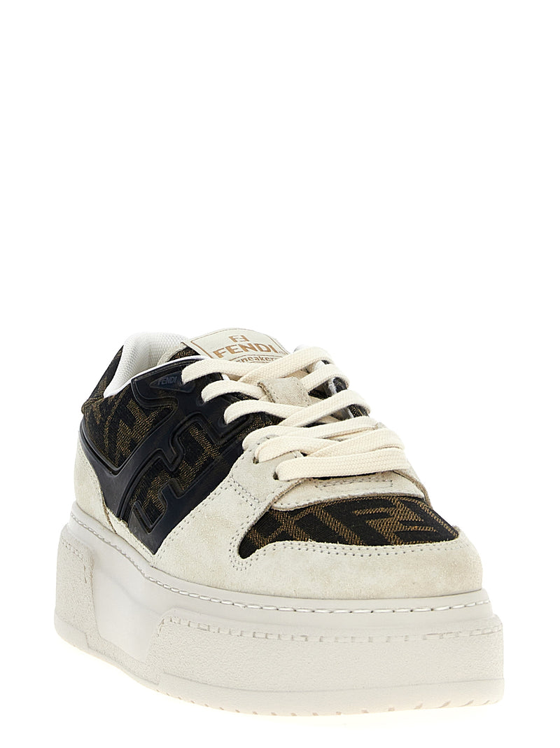 Baskets Chunky Fendi en Polyamide Multicolore