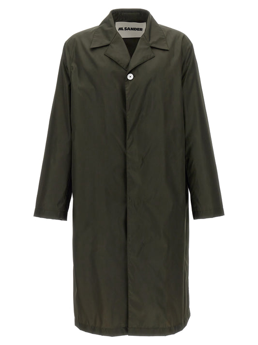 Jil Sander Bicolor Polyamide Coat