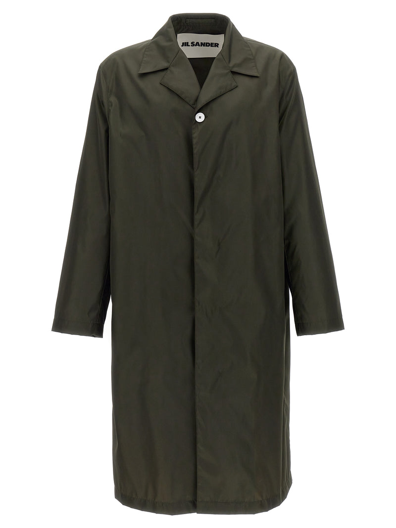 Manteau bicolore en polyamide Jil Sander