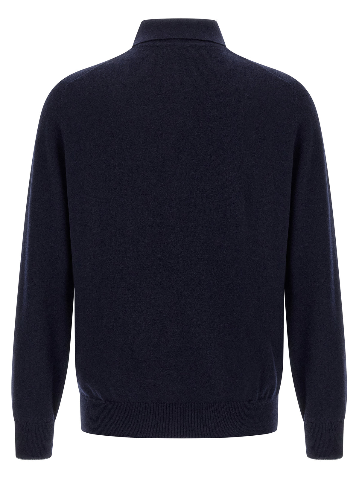 Brunello Cucinelli Polo en cachemire bleu