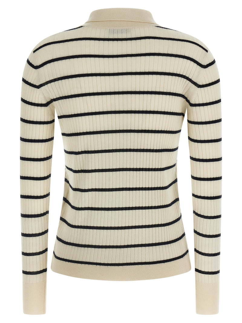 Polo en cachemire bleu Max Mara
