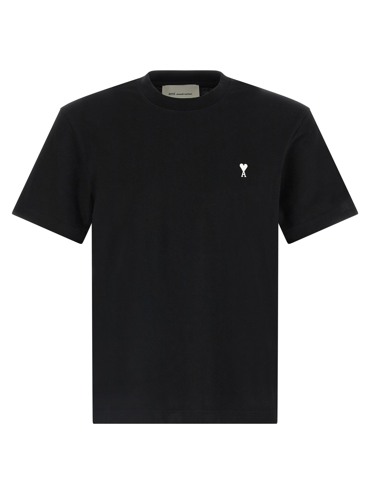 T-shirt bicolore en coton Ami Paris
