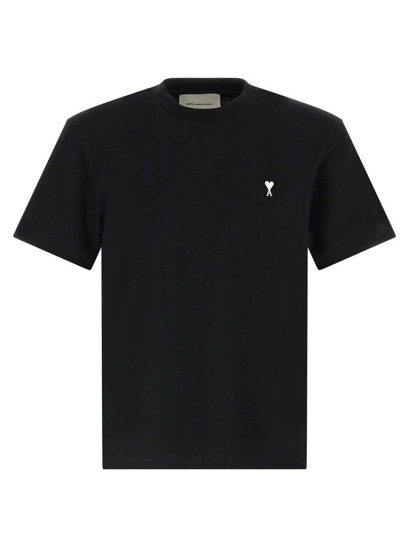 T-shirt bicolore en coton Ami Paris