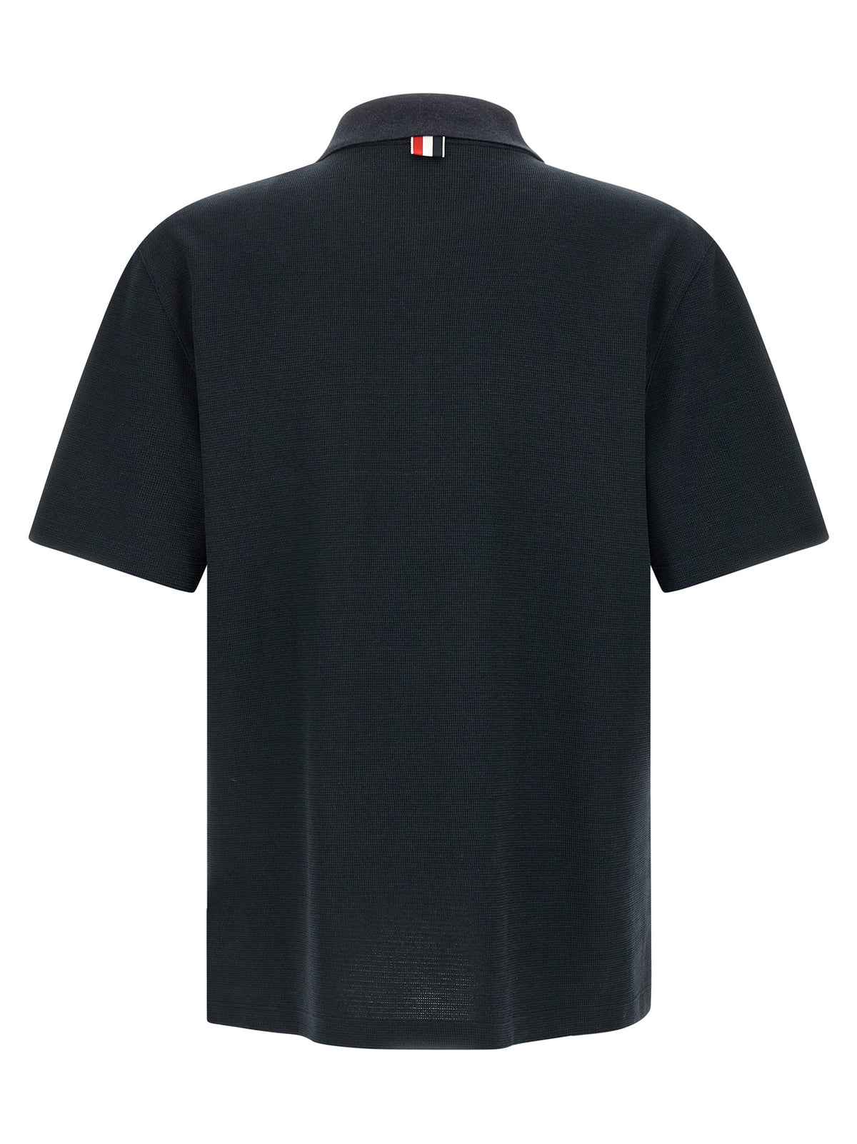 Polo bleu en coton Thom Browne