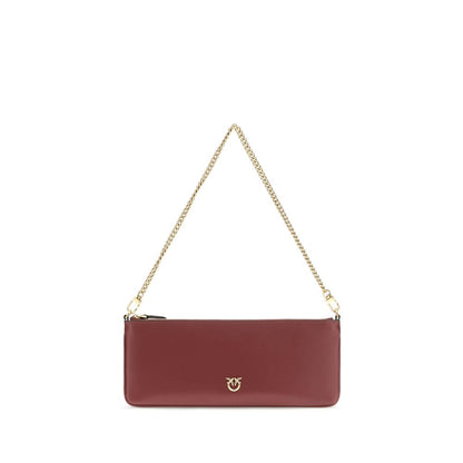PINKO Bordeaux Calf Leather Bos Taurus Wallet