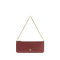 PINKO Bordeaux Calf Leather Bos Taurus Wallet