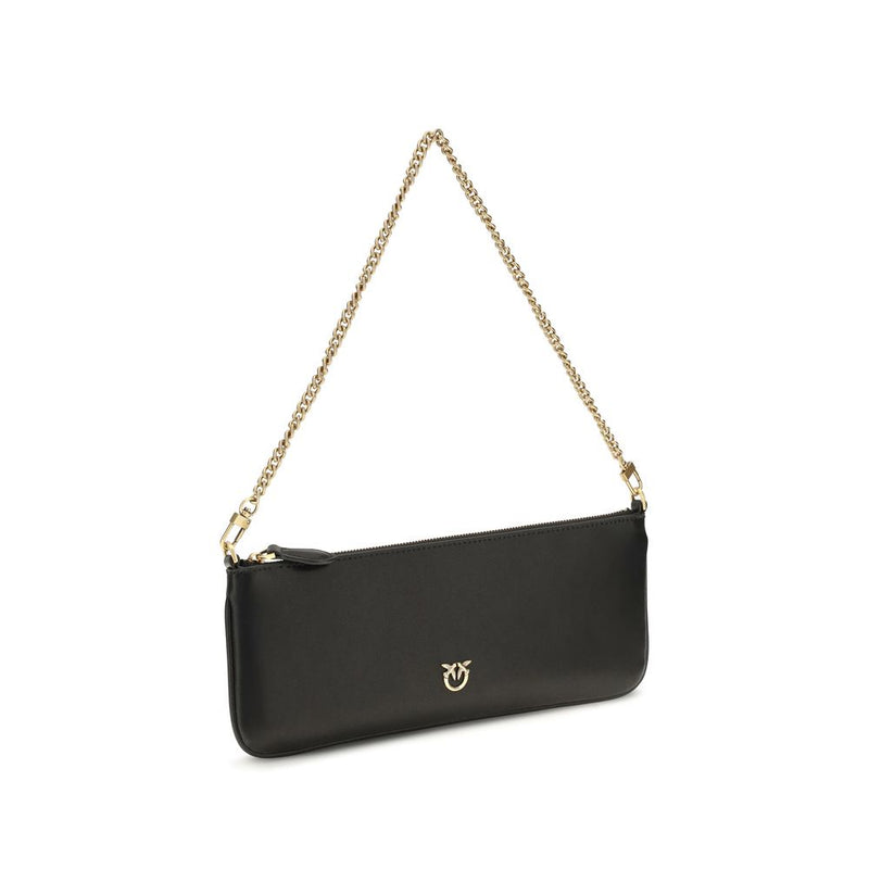 Portefeuille PINKO Bos Taurus en cuir de veau noir