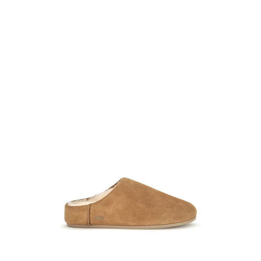 Mules en cuir beige UGG