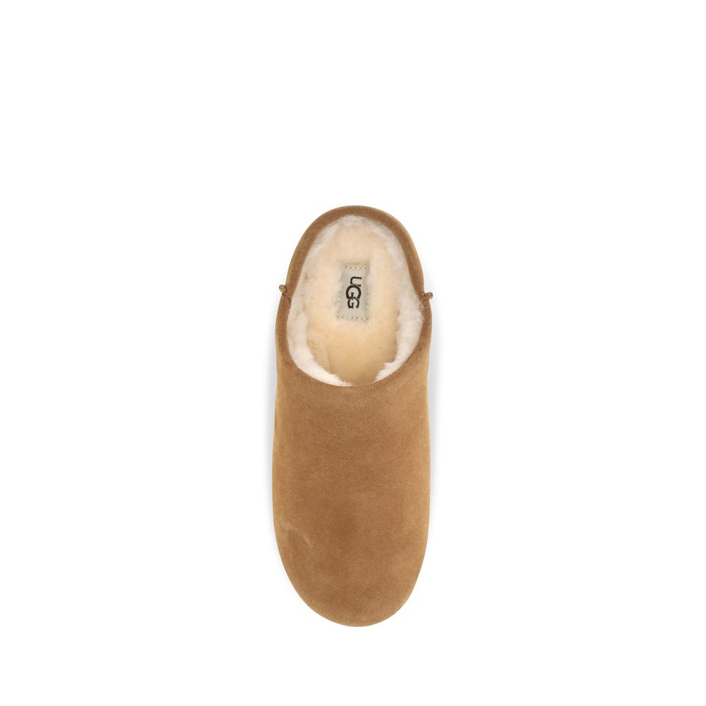 Mules en cuir beige UGG