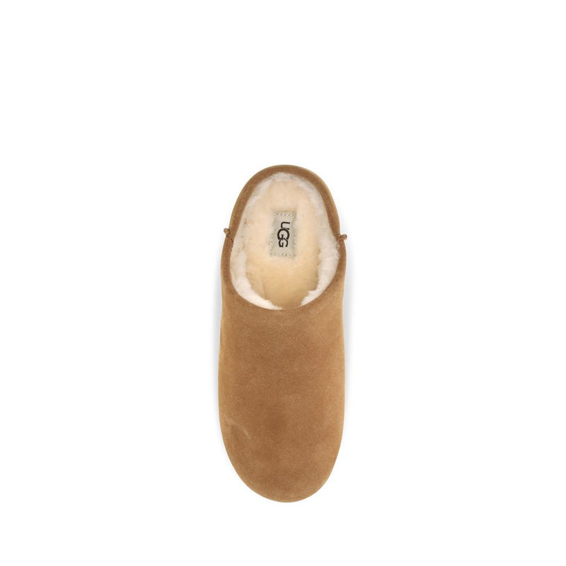 Mules en cuir beige UGG