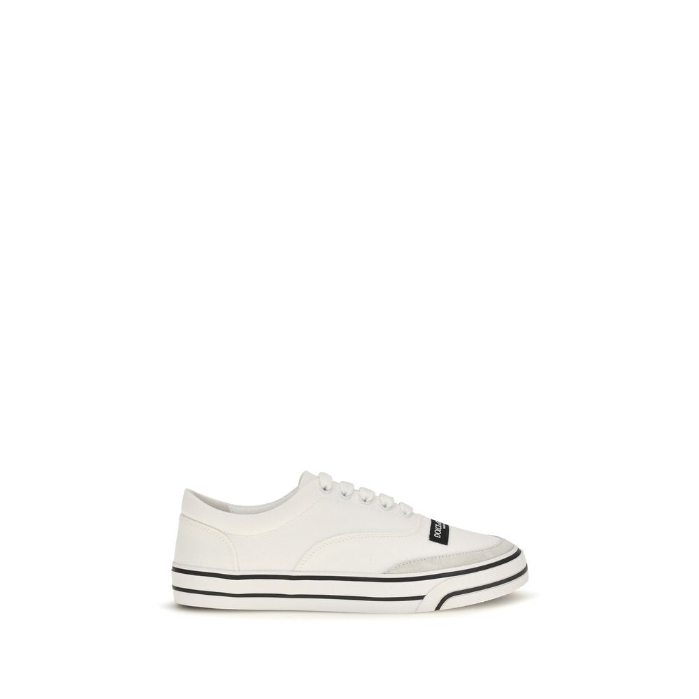 Baskets basses Dolce & Gabbana en coton blanc