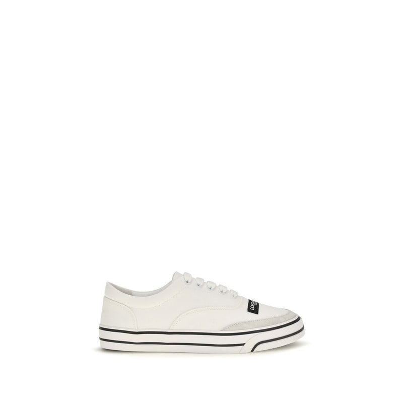 Baskets basses Dolce & Gabbana en coton blanc