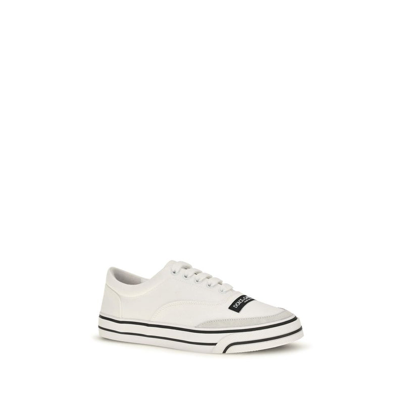 Baskets basses Dolce & Gabbana en coton blanc