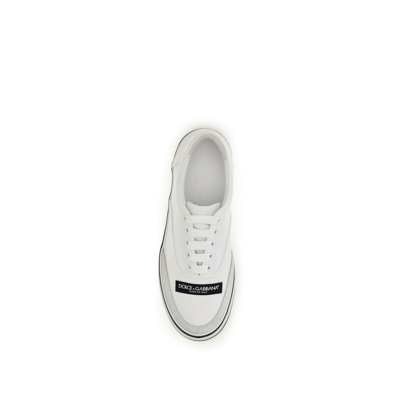 Baskets basses Dolce & Gabbana en coton blanc