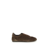 Baskets basses Dolce & Gabbana en daim marron