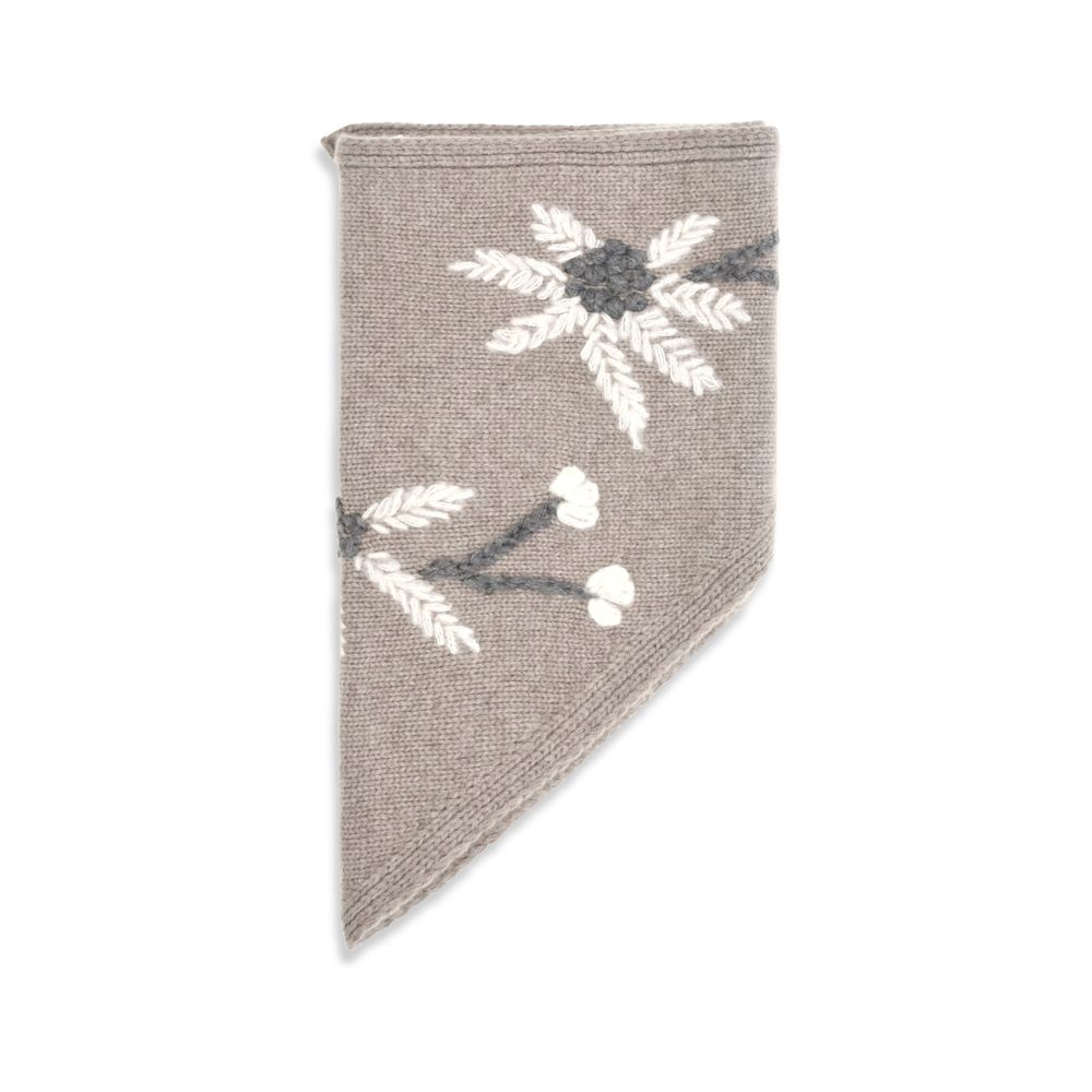 P.A.R.O.S.H. Écharpe Oves Aries en Laine Beige