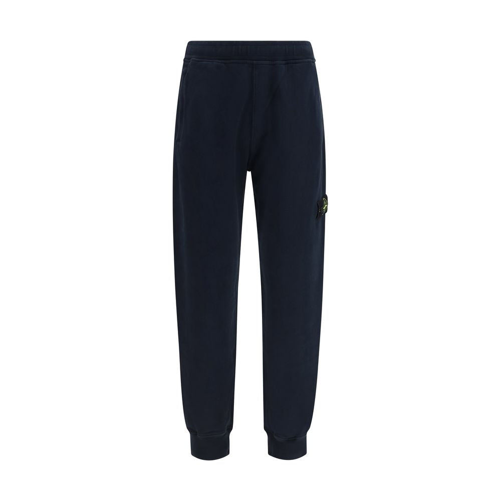 Sweat-shirt en coton bleu Stone Island