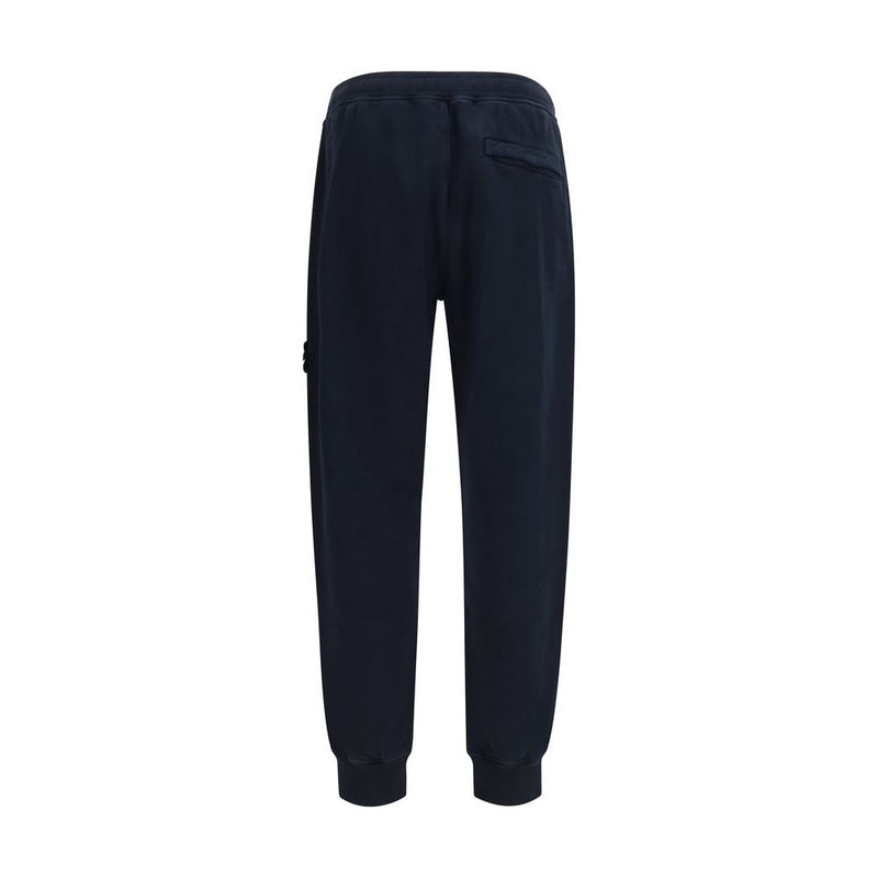 Sweat-shirt en coton bleu Stone Island