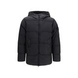 Stone Island Black Goose Down Full-Length Jacket