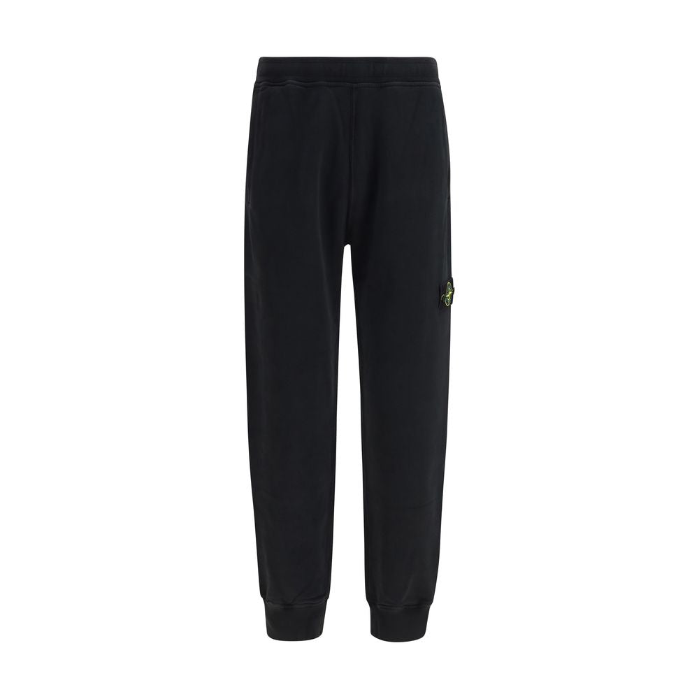 Sweat-shirt en coton noir Stone Island