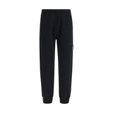 Sweat-shirt en coton noir Stone Island