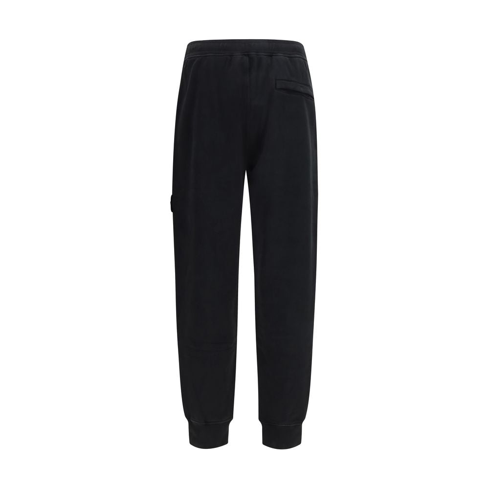 Sweat-shirt en coton noir Stone Island