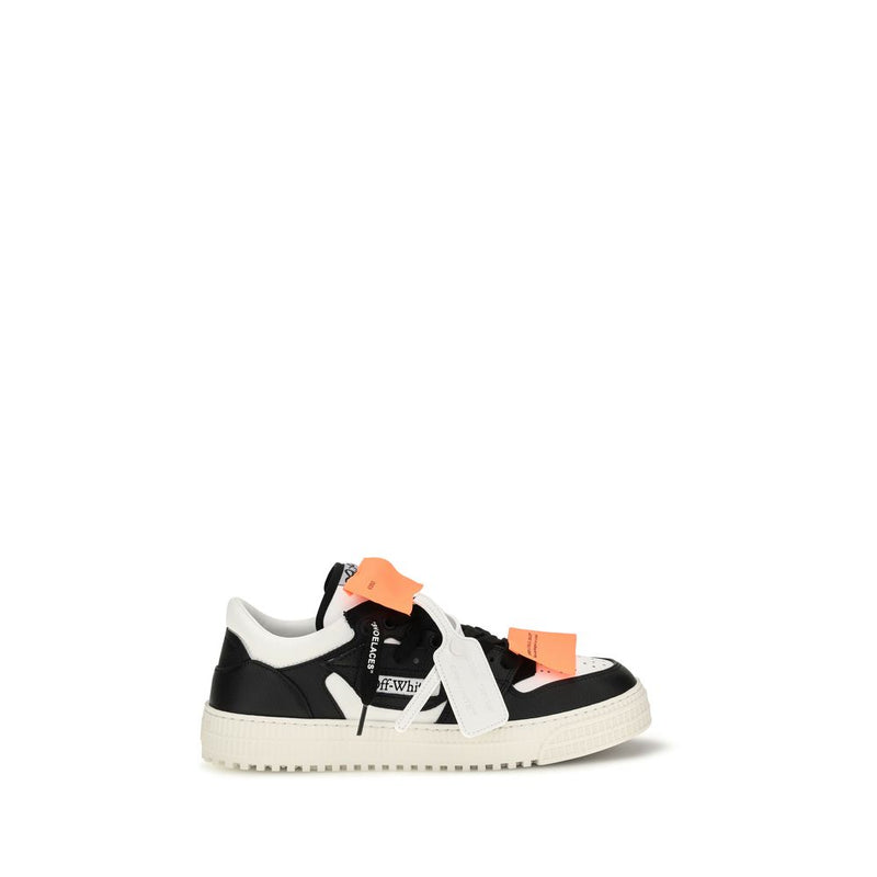 Baskets basses Off-White en cuir de veau multicolore Bos Taurus