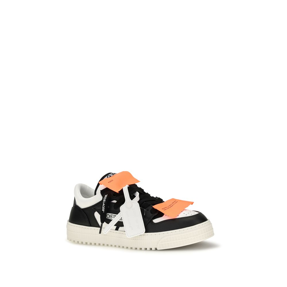 Baskets basses Off-White en cuir de veau multicolore Bos Taurus