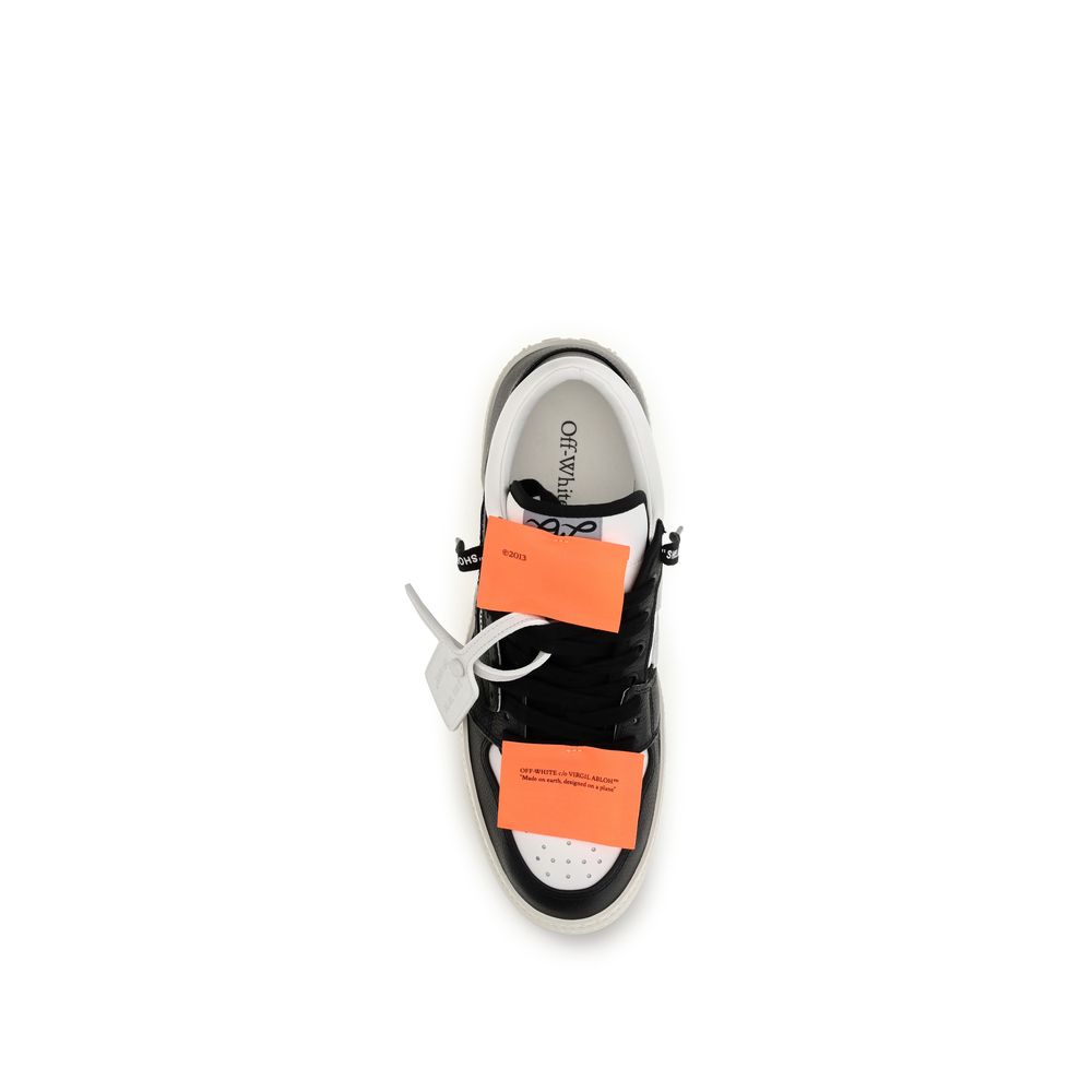 Baskets basses Off-White en cuir de veau multicolore Bos Taurus