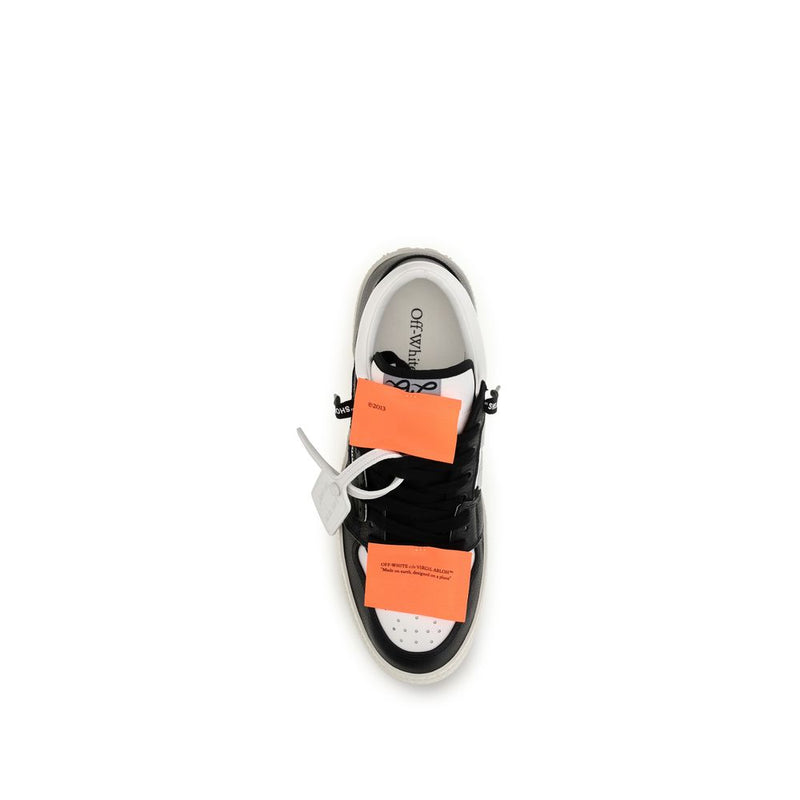 Baskets basses Off-White en cuir de veau multicolore Bos Taurus