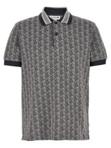 Polo Lacoste gris en polyester
