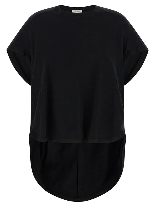 T-shirt en coton noir DI.LA3 PARI'