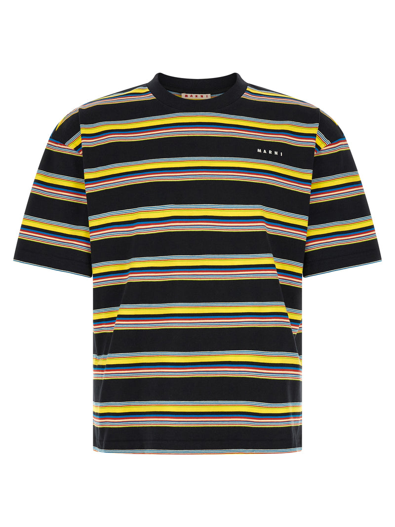 T-shirt en coton multicolore Marni