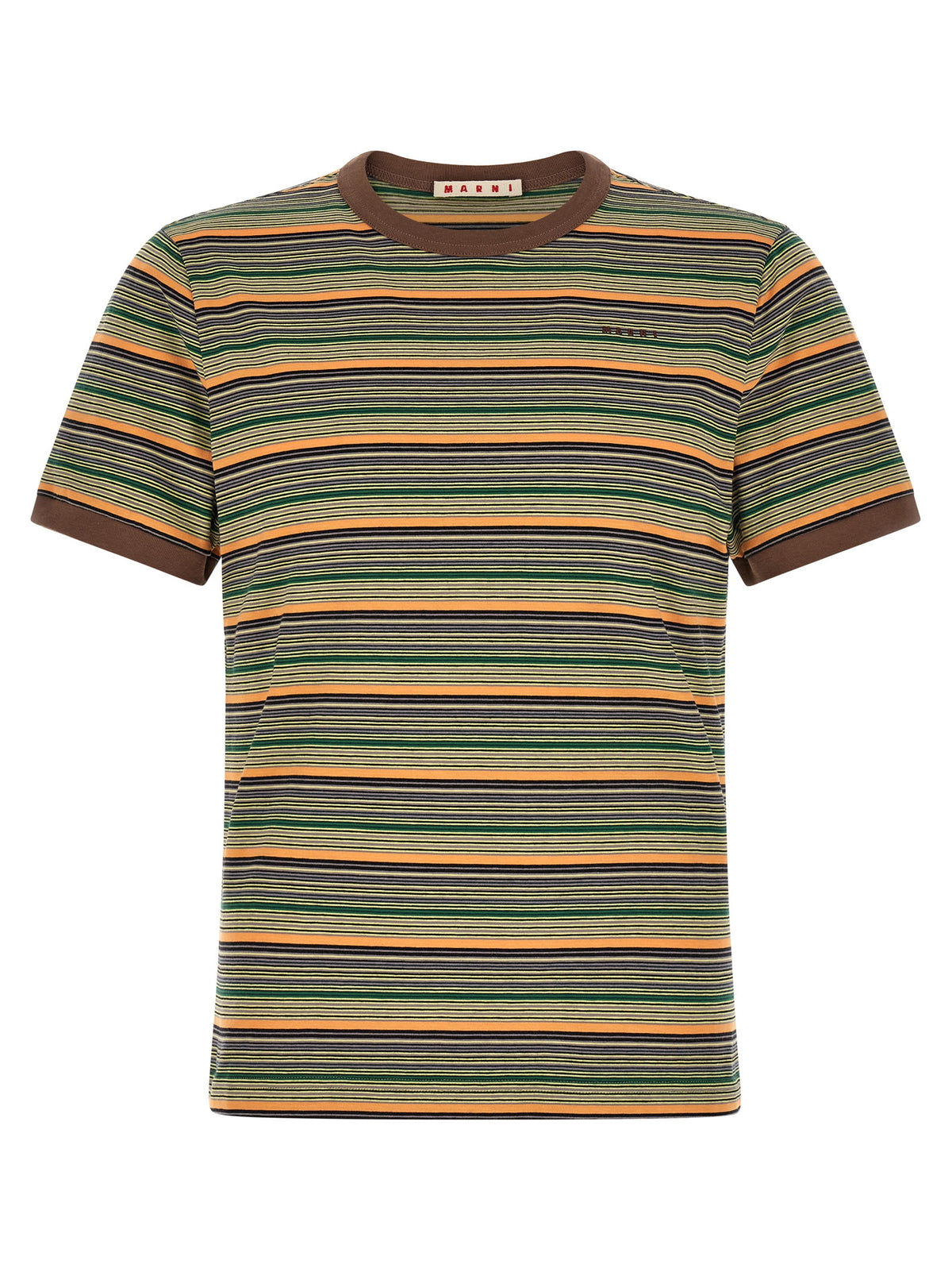 T-shirt en coton multicolore Marni