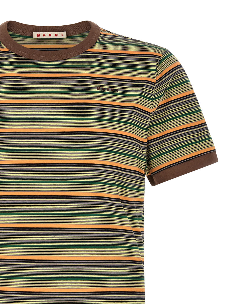 T-shirt en coton multicolore Marni