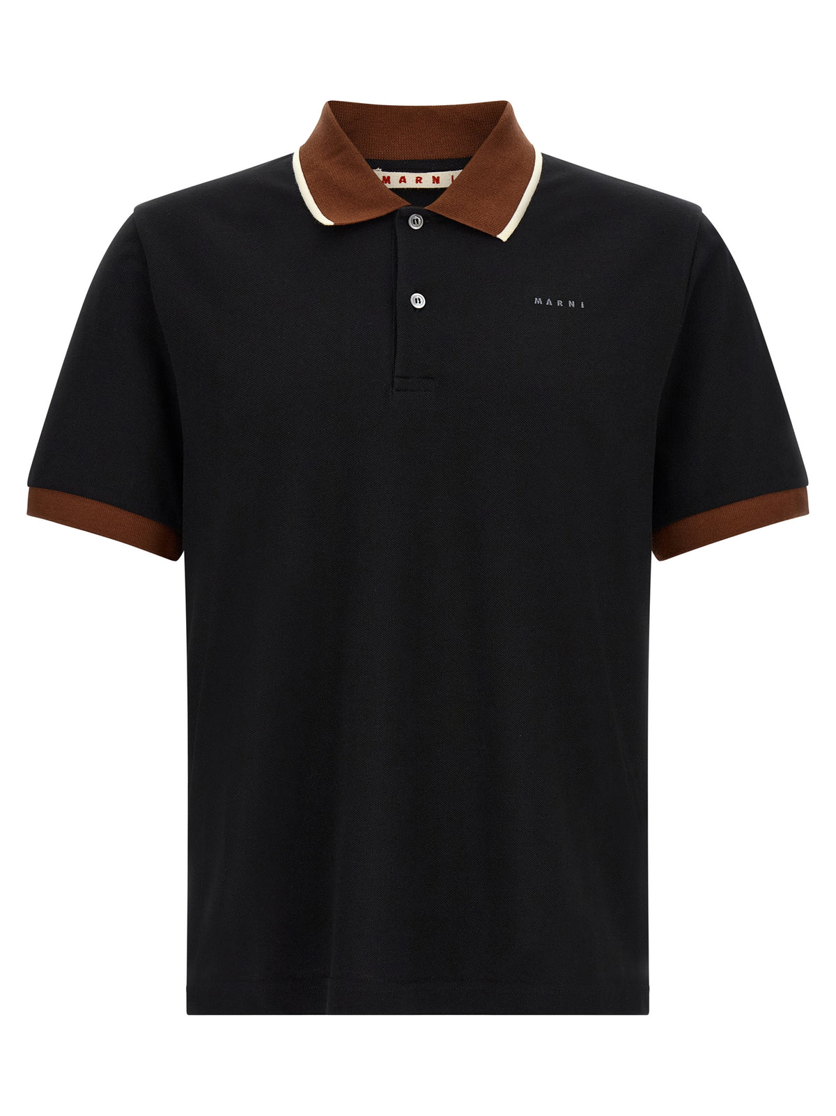 Polo Marni en coton noir
