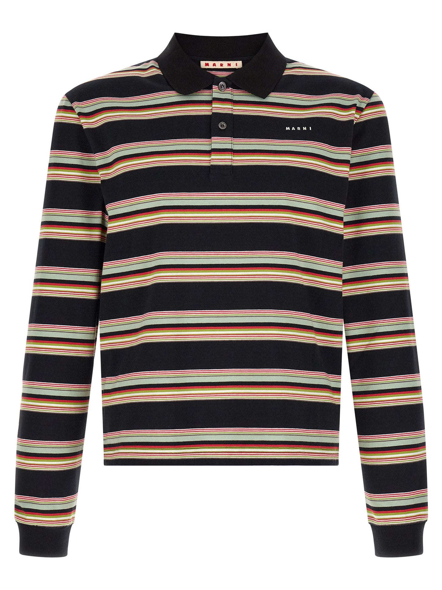 Marni Multicolor Cotton Polo Shirt