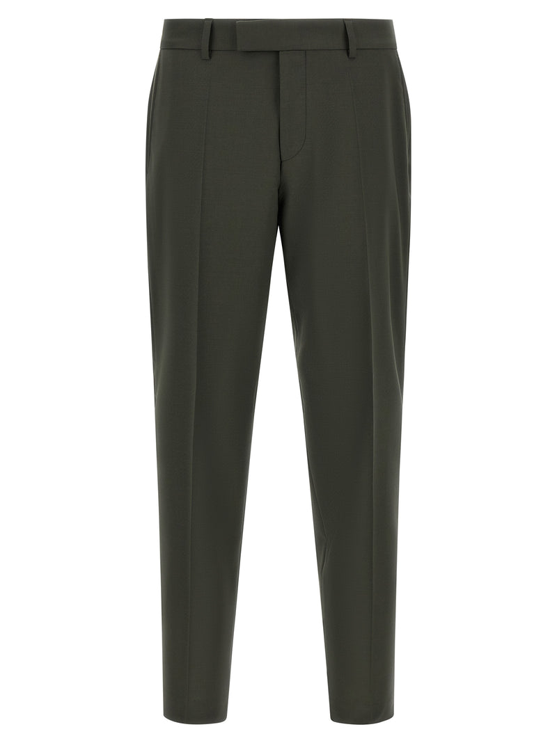 Pantalon Hugo Boss bicolore en laine vierge
