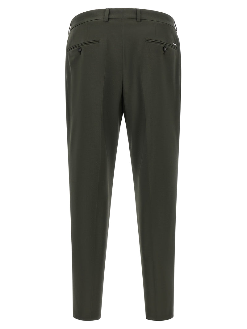 Pantalon Hugo Boss bicolore en laine vierge