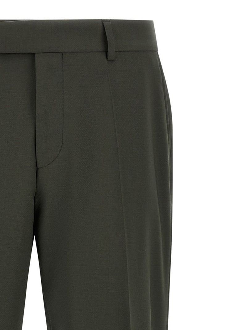 Pantalon Hugo Boss bicolore en laine vierge