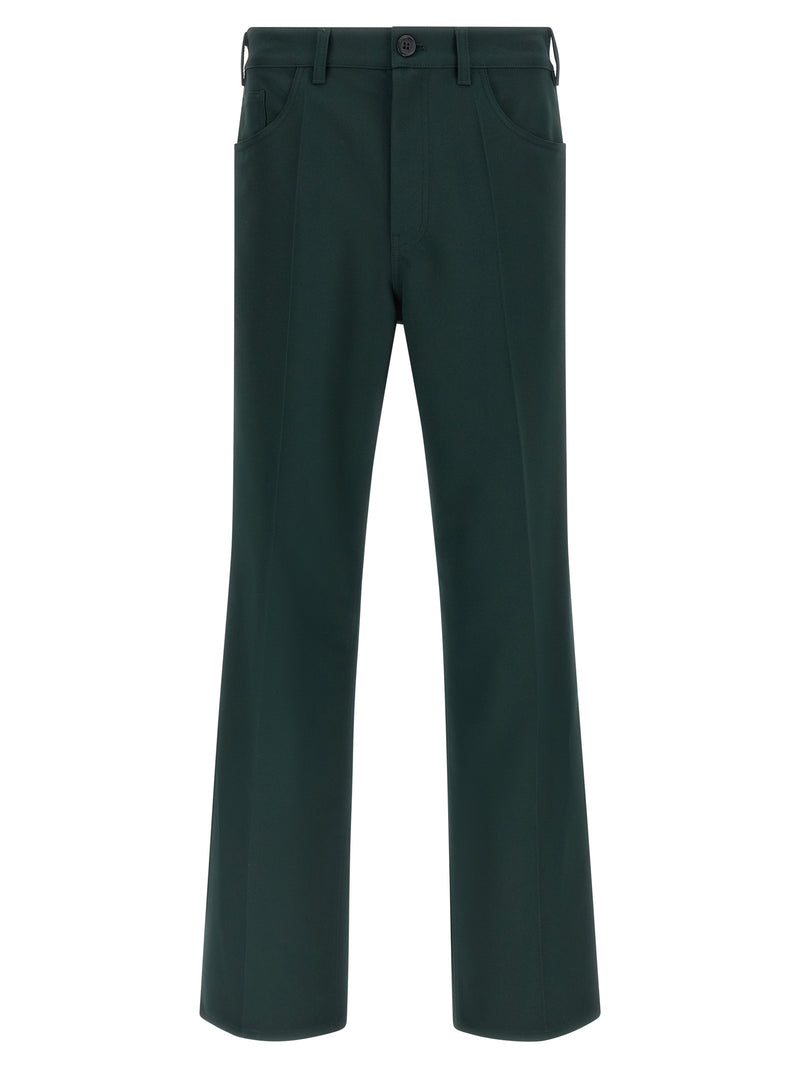 Pantalon bicolore en polyester Marni