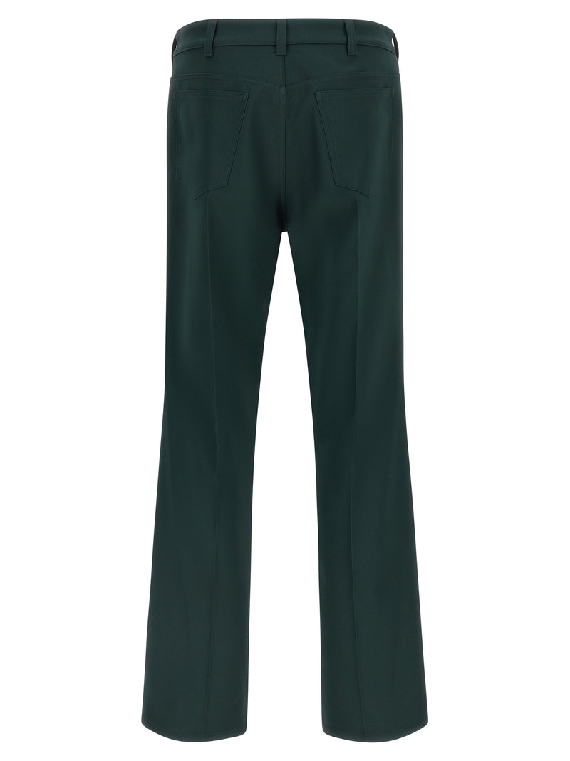 Pantalon bicolore en polyester Marni