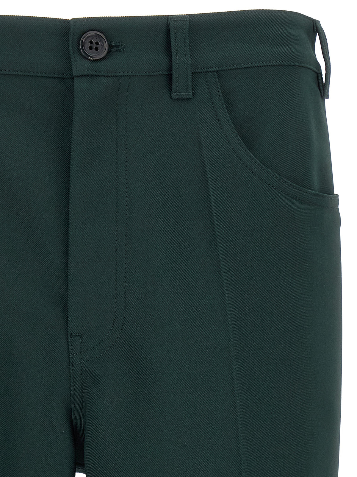 Pantalon bicolore en polyester Marni