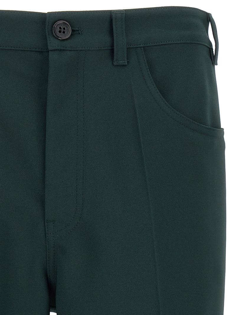 Pantalon bicolore en polyester Marni