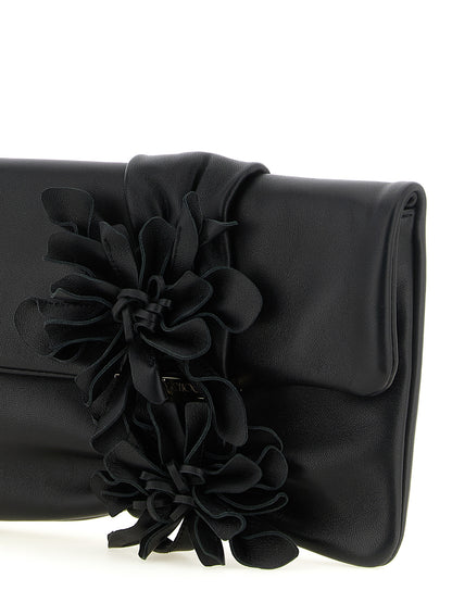 Jimmy Choo Black Lamb Leather Clutch Bag