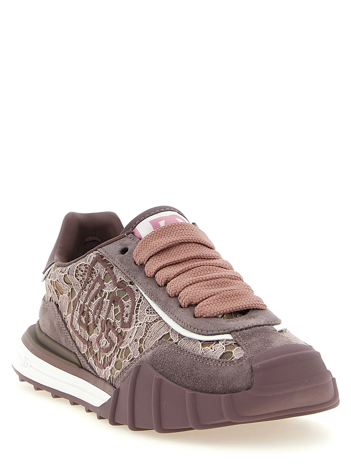 Baskets Dolce & Gabbana en cuir violet