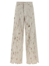 Haikure Multicolor Cotton Relaxed Fit Jeans